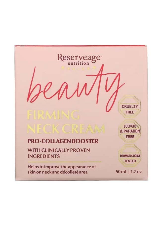 ReserveAge Nutrition - Beauty Firming Neck Cream 1.7 oz 50 ml - Image 1