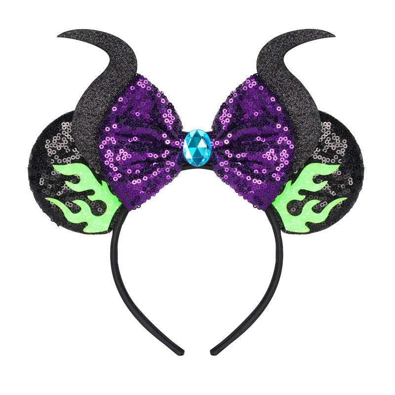 FANYITY Mouse Ears Sequin Mouse Ears Headband for Boys Girls Women MN - Image 3