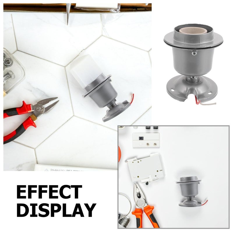 Vintage Industrial E27 Lamp Socket Thickened Large Screw Holder for Pendant Ceiling and Wall Light Fixtures - Image 4