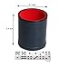 RERIVER Navy Leatherette Dice Cup Set with 6 Dice Felt Lining Quiet in Shaking for Playing Liars Dice Farkle Yahtzee Board Games - Image 4