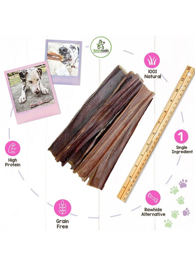 طبيعة مضغ لحم البقر للكلاب الكبيرة من 9 إلى 10 بوصات (20 قطعة) - مكافآت مضغ لحم البقر المجفف الطبيعي للكلاب - خالية من الجلد الخام - Image 3