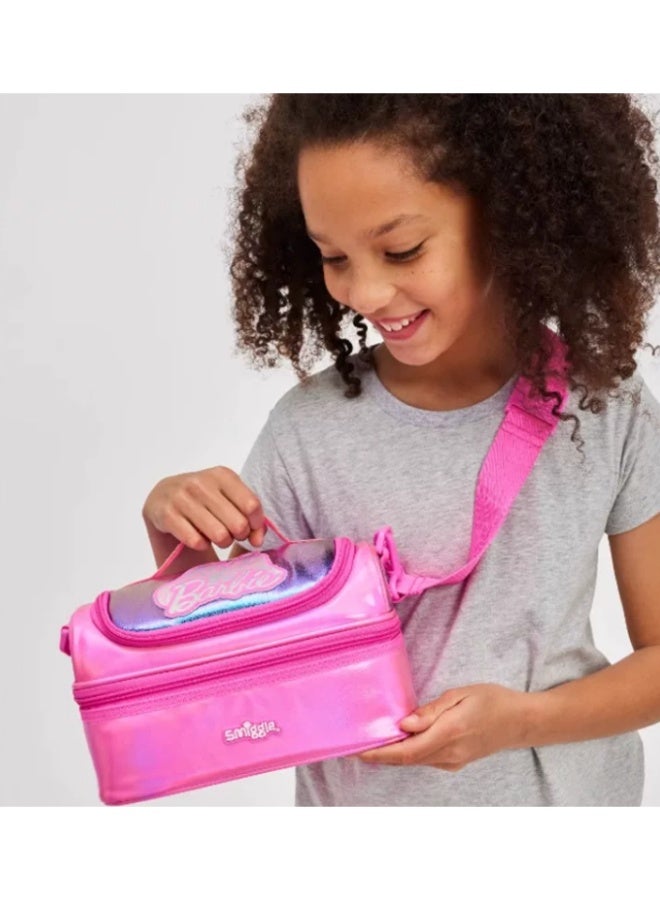 Smiggle Children's Double-Layer Insulated Lunch Bag with Cartoon Print, Student Lunchbox, Portable Large Capacity Food Carrier Bag - Image 2