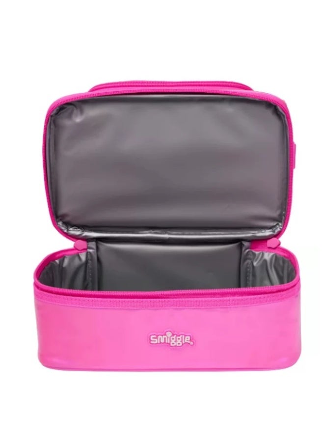 Smiggle Children's Double-Layer Insulated Lunch Bag with Cartoon Print, Student Lunchbox, Portable Large Capacity Food Carrier Bag - Image 4