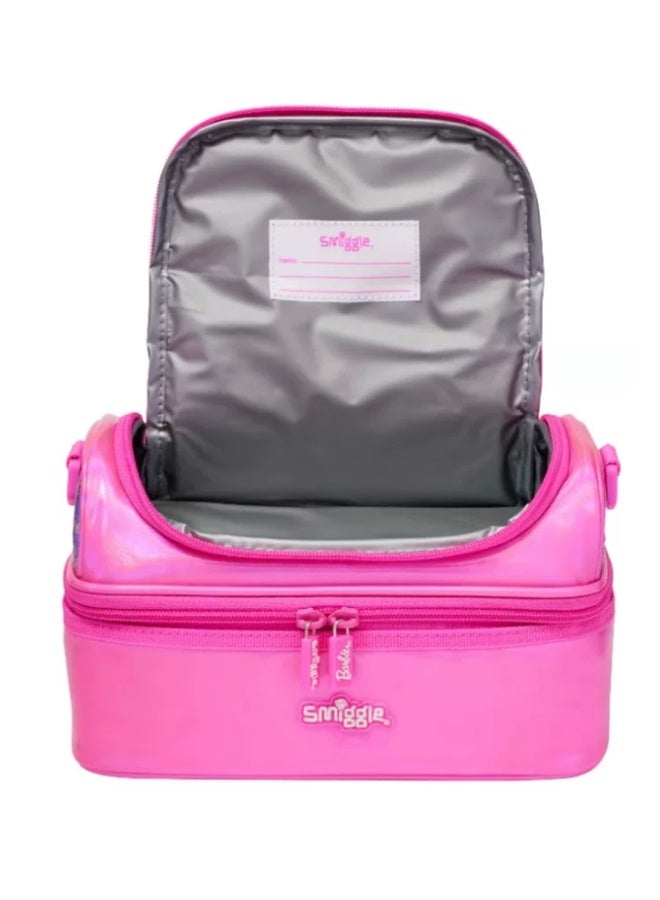 Smiggle Children's Double-Layer Insulated Lunch Bag with Cartoon Print, Student Lunchbox, Portable Large Capacity Food Carrier Bag - Image 3