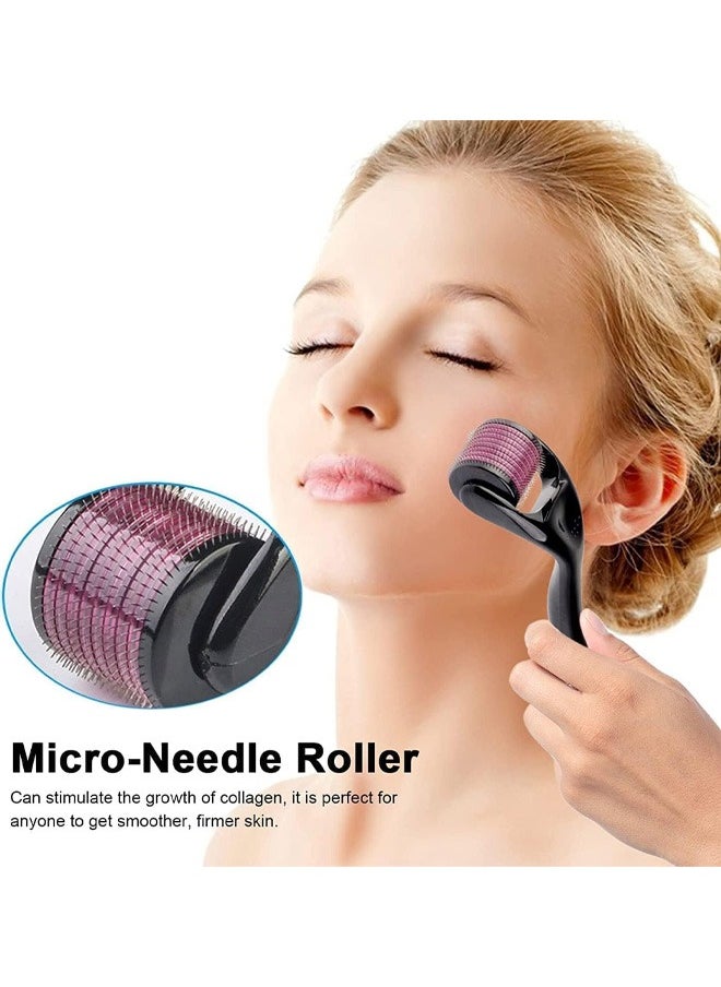 Derma Roller for Hair Beard Growth Activates Hair Follicles 540 Micro Needles for Sunburn Removal and Skin 1.0 MM