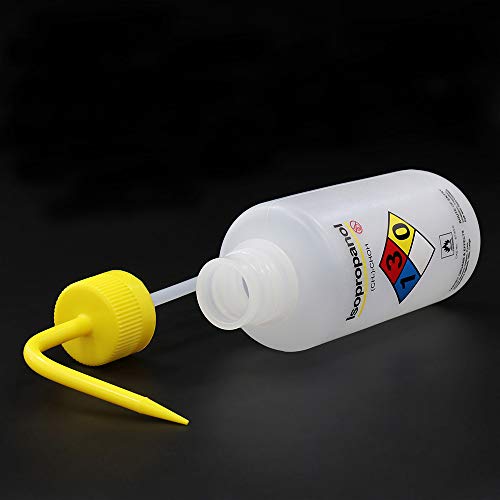 Labvida 2pcs of Safety Wash Bottles, Vol.500ml 17oz, Isopropanol Wash Bottle, LDPE Material, LVM003 - Image 2