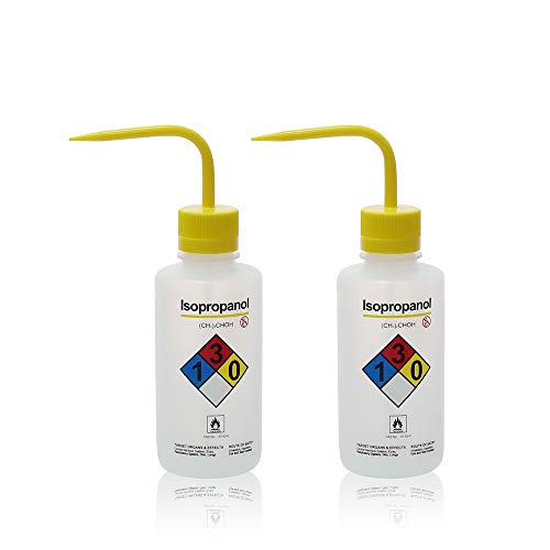 Labvida 2pcs of Safety Wash Bottles, Vol.500ml 17oz, Isopropanol Wash Bottle, LDPE Material, LVM003 - Image 4