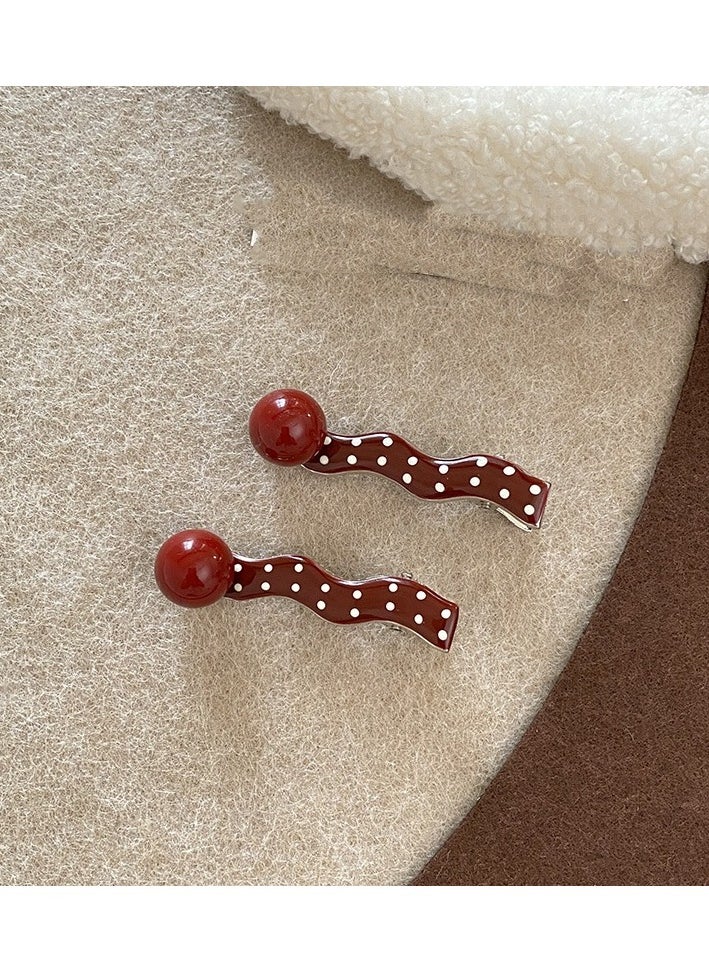 Mark Fairwhale A  PairMinimally Designed Side Fringe Clip 