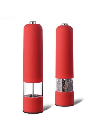 Multi-function pepper grinder stainless steel electric pepper grinder kitchen black pepper sea salt food grinding bottle ABS Red - pzsku/Z2371AB3E5B6A027CC0A8Z/45/_/1734174189/1c9176c3-6ca5-4bf7-90a2-2ddc0cf35847