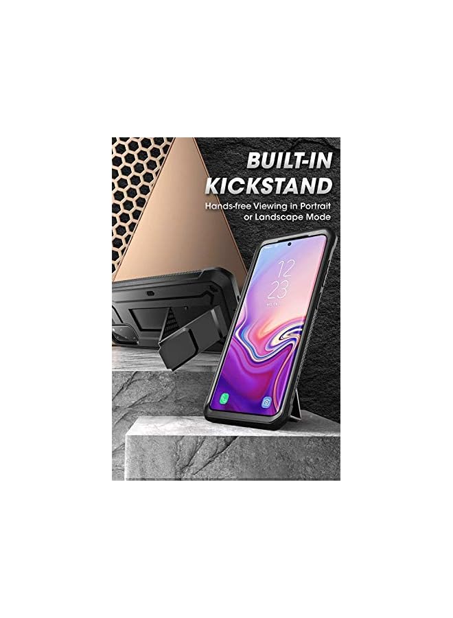 SupCase UB Pro Series Designed for Samsung Galaxy S20 Plus Case / S20 Plus 5G Case (2020 Release), Full-Body Dual Layer Rugged Holster & Kickstand Case Without Built-in Screen Protector (Black) - Image 3