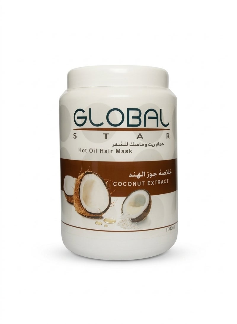 Hot Oil Hair Mask with Coconut Extract - 1500 ml