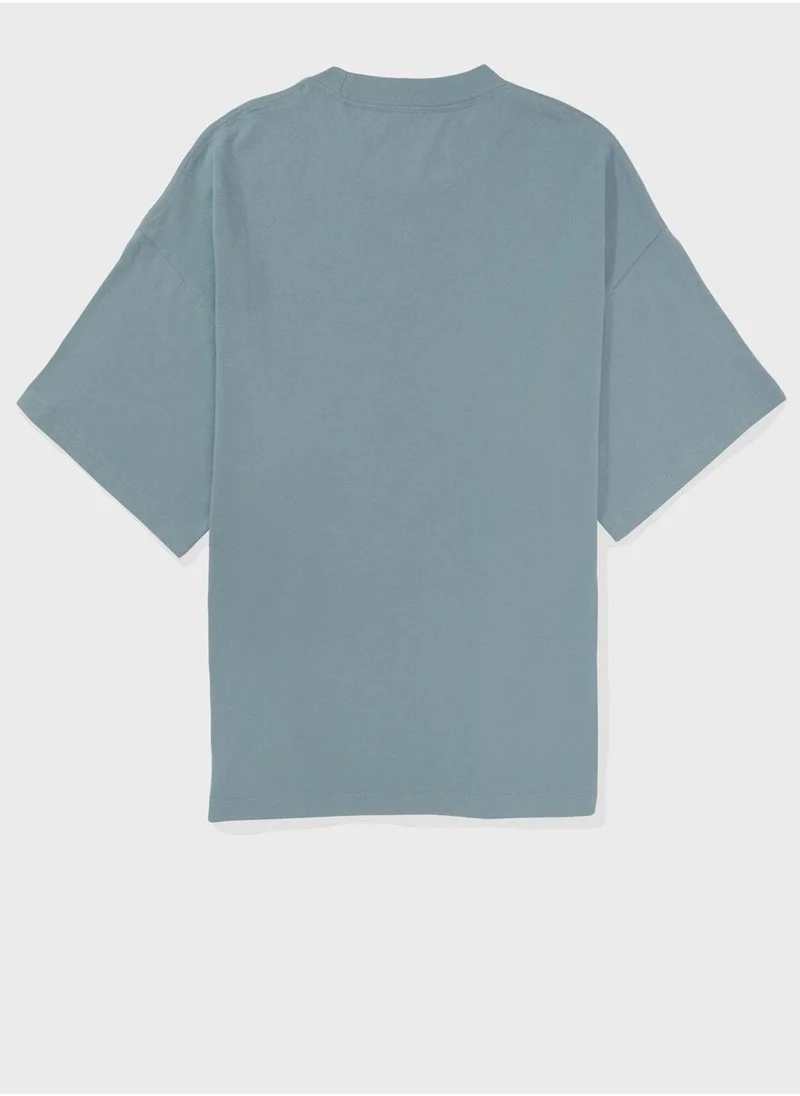American Eagle Crew Neck Graphic T- Shirt