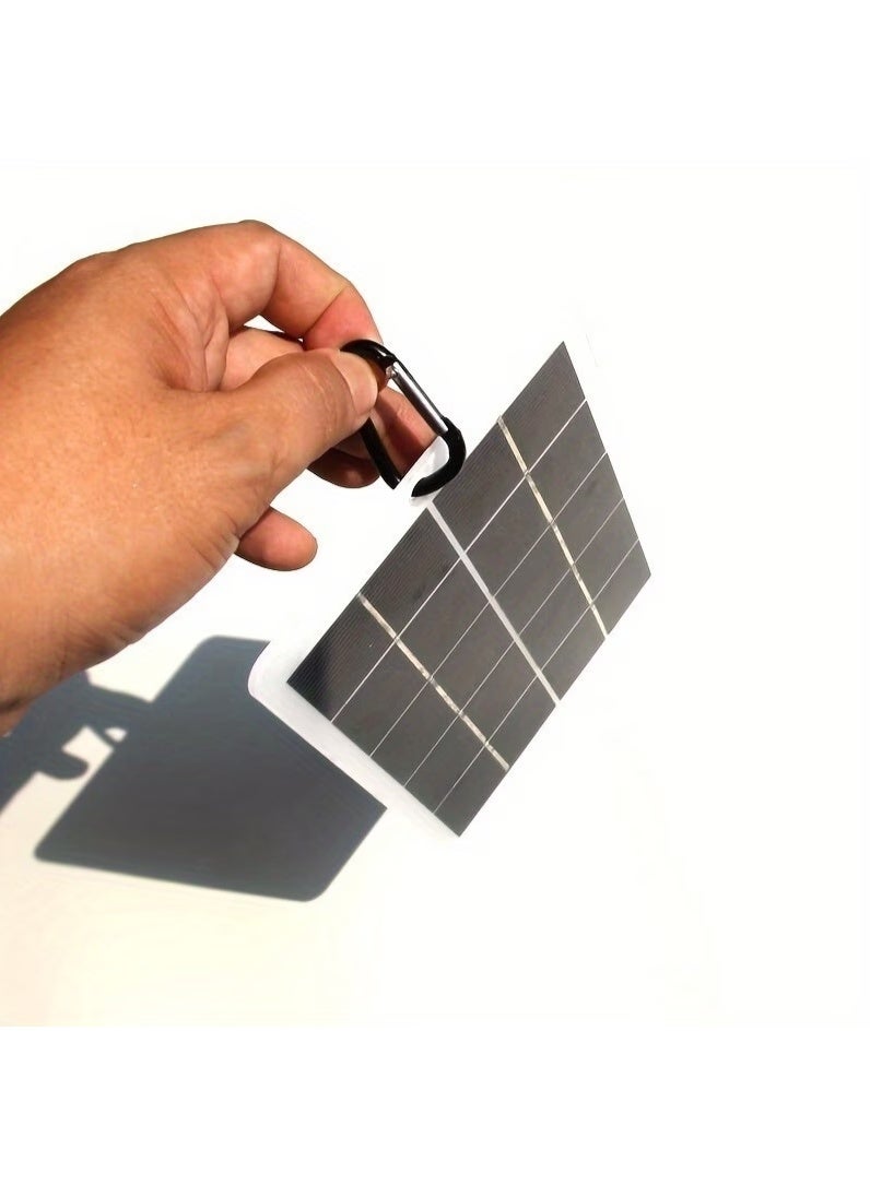 Portable Solar Panel Charger, 2W 5V Polycrystalline Solar Cell for Smartphones & Devices, Outdoor Camping - Image 5