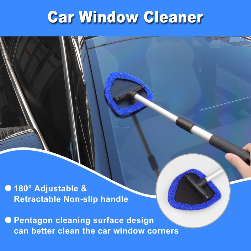 NIKCOSMK 17pcs Car Detailing Kit Interior Cleaner, Car Interior Cleaning Kit with Handheld Car Vacuum, Car Detailing Brushes, Windshield Cleaning Tool, Car Cleaning Supplies, Car Accessories for Men, Women - Image 4