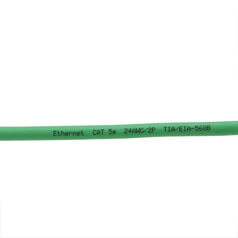 HangTon Ethernet M12 4 Pin D Code Male to M12 4 Pin D Code Male Cable for Baumer Omron Sick Encoder Sensor Camera Profinet Network Host Green PVC 2m - Image 5