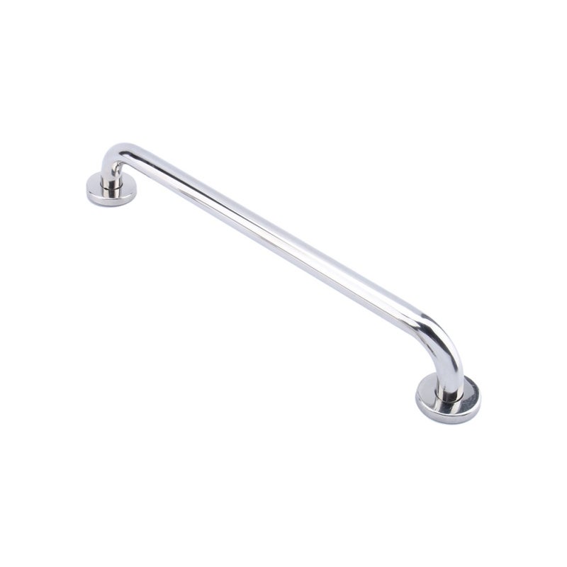 White Stainless Steel Grab Bar - Twist To Lock Cover Plates Easy Installation Bathroom Safety Bar for Elderly Handicap Senior Fall Prevention - Image 2