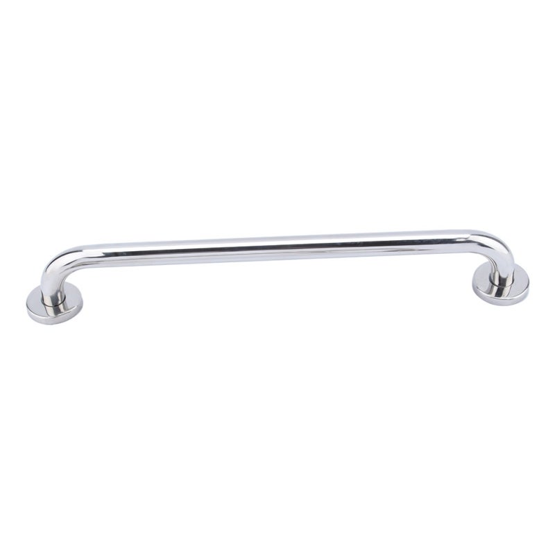 White Stainless Steel Grab Bar - Twist To Lock Cover Plates Easy Installation Bathroom Safety Bar for Elderly Handicap Senior Fall Prevention - Image 3