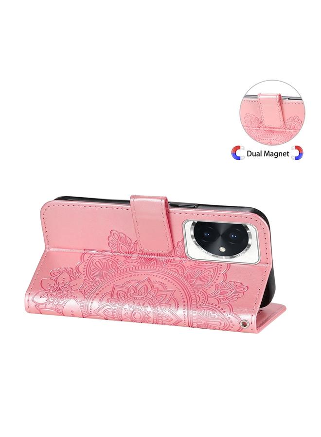 S-TOP Case For Honor 100 Seven-petal Flowers Embossing Leather Phone Case - Image 5