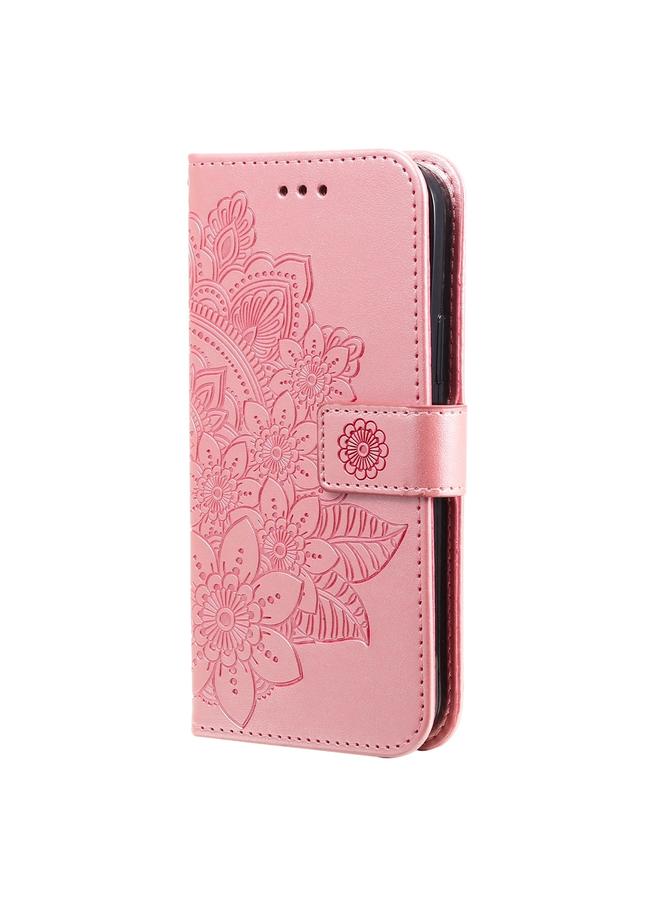 S-TOP Case For Honor 100 Seven-petal Flowers Embossing Leather Phone Case - Image 2