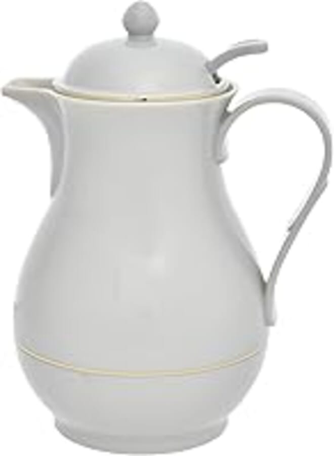 Rose RS-606-10-P/K Push Button Thermos, Gray
