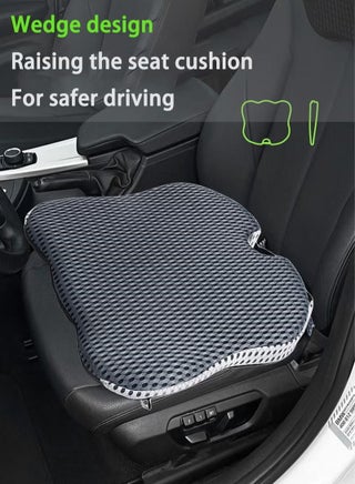 4D Mesh Covered Breathable Ergonomically Enhanced Seat Memory Foam Gray Seat Cushion Driving Car Seat Cushion Improves Vision Posture, grey - pzsku/Z2372254B44BC6B8B5ACFZ/45/_/1717749496/5acd2583-88d6-42c9-ac65-f3cb76409b26