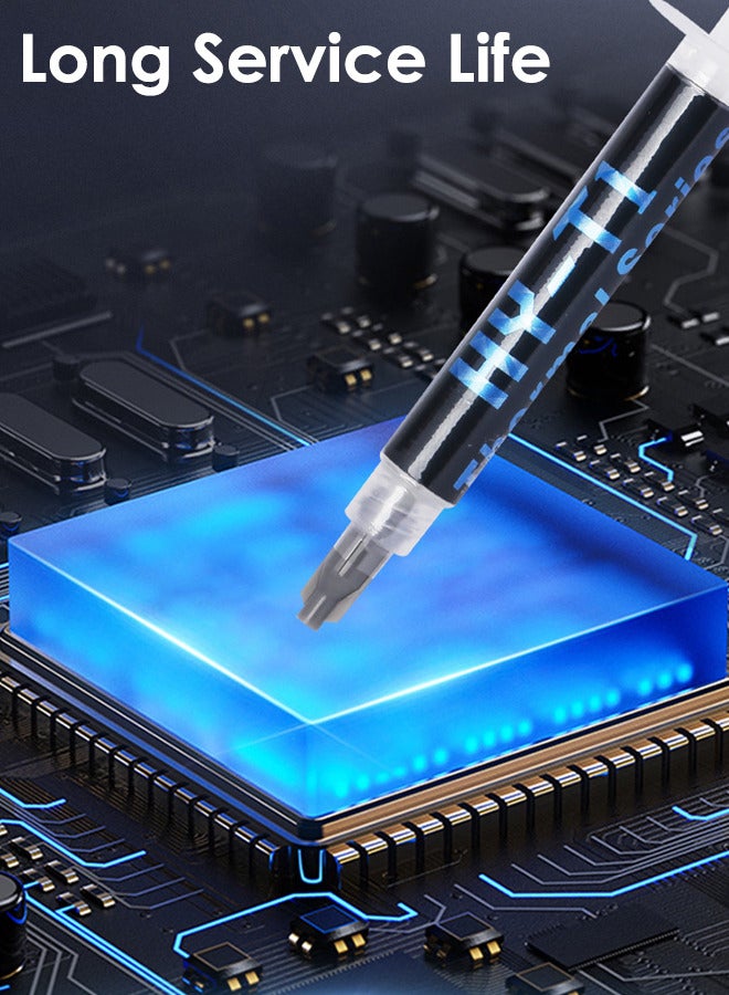 Premium Performance Thermal Paste for Cooling All Processors CPU GPU PC PS4 Xbox Computers and Consoles High Thermal Conductivity Thermal Paste Long Durability Safe Application Non-Conductive - Image 5
