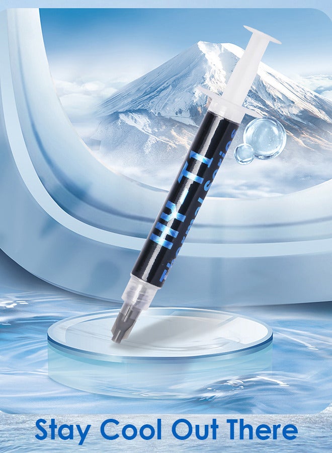 Premium Performance Thermal Paste for Cooling All Processors CPU GPU PC PS4 Xbox Computers and Consoles High Thermal Conductivity Thermal Paste Long Durability Safe Application Non-Conductive - Image 4