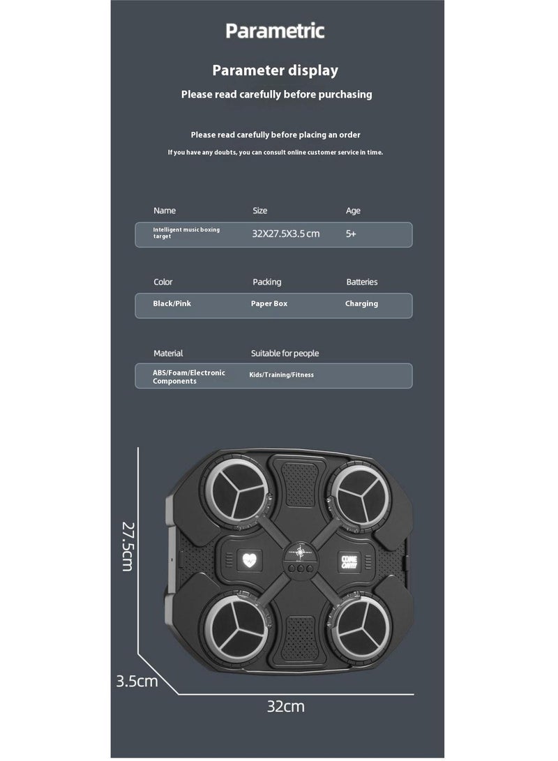 general Children's Intelligent Boxing Wall Target With Music Bluetooth Boxing Trainer Equipment Decompression Toys - Image 2