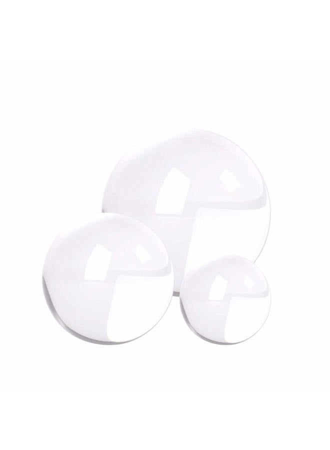 EMART Crystal Ball for Photography 3 Pack, Props Decoration, K9 Lens Suitable Gazing for Divination, Feng Shui, Fortune Telling, Meditation, Magical Shots, Elegant Home & Party Decor(60/80/100mm) - Image 2