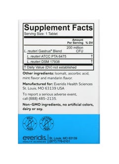 BioGaia Gastrus For Optimal Gut Health Mandarin 30 Tablets  - Image 2