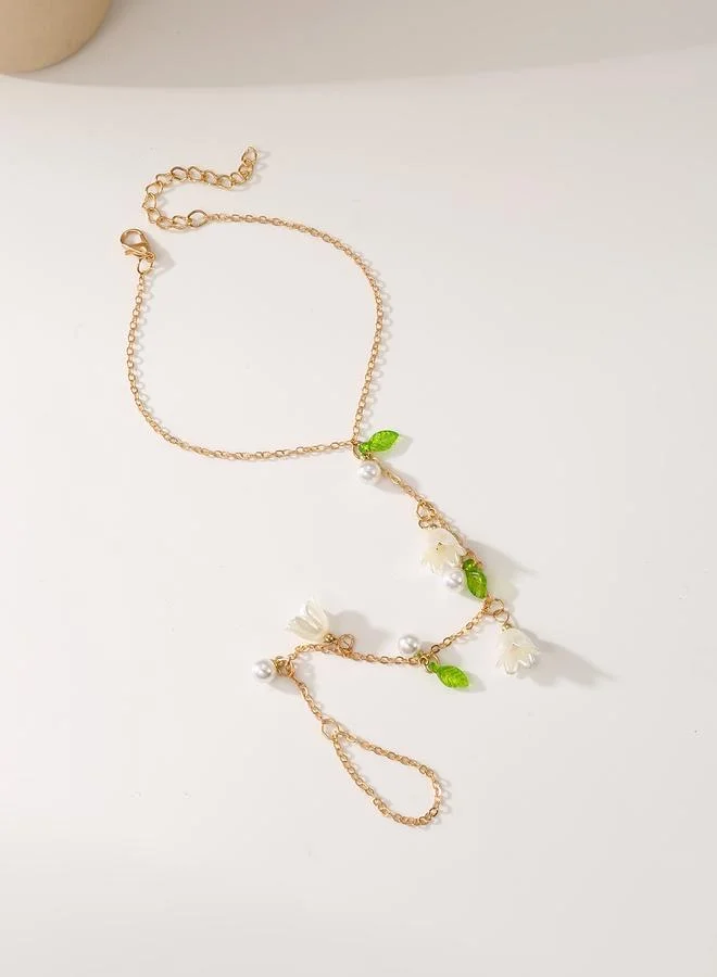 Take Two  Floral Foot Chain Anklet for Women | Best Price UAE