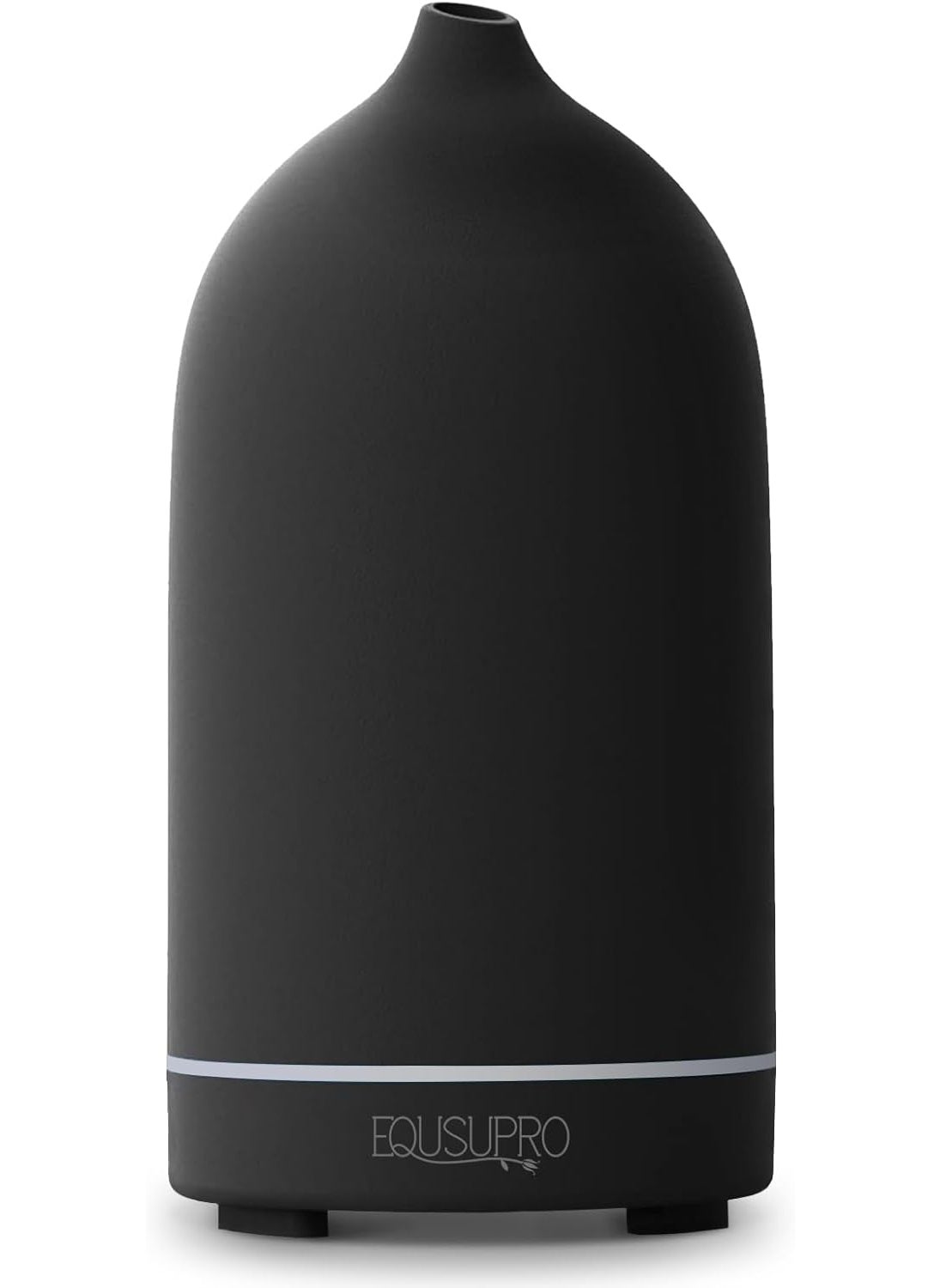 EQUSUPRO - Ultrasonic Essential Oil Aromatherapy Diffuser - Cool Mist Diffuser 100ml with Waterless Automatic Shut-Off Protection&7 Color LED Light Cycle Changing for Home Yoga SPA (Black) - Image 1
