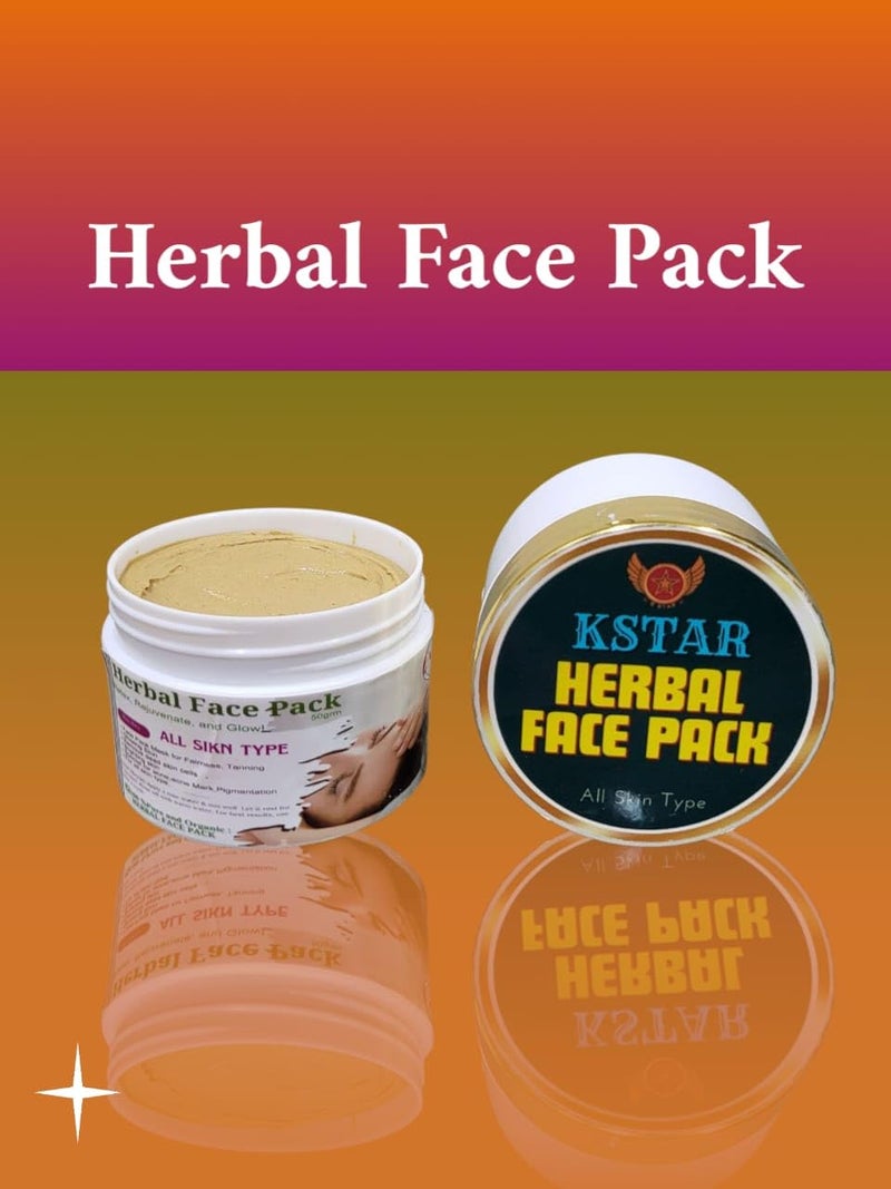 ISC Machines Harbal Face Pack for RelaxRejuvenate and glow Detan Face Pack For Men Women All Skin Types Tan Removal Replenishes Hydrates Skin 50gm Pack of 1 - Image 5