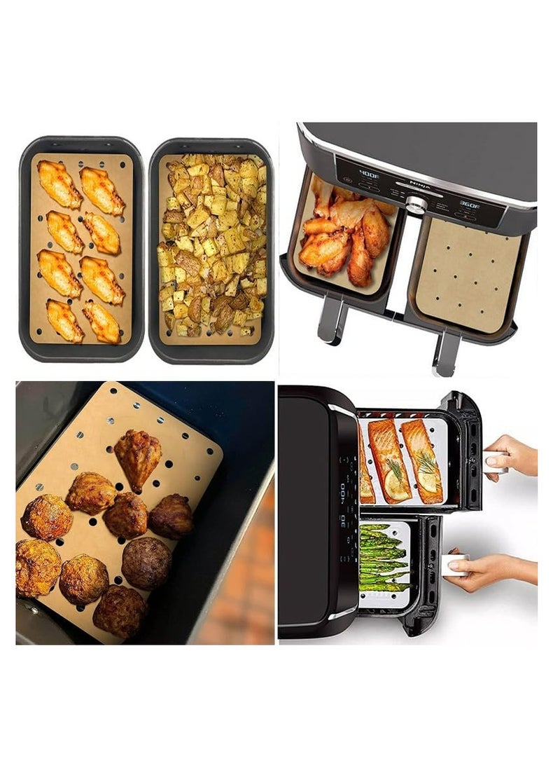 Oasisgalore 100-Piece Air Fryer Accessory Set with Non-Stick Parchment Paper Liners  - Image 4