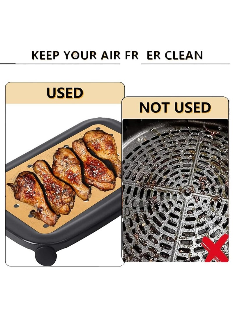Oasisgalore 100-Piece Air Fryer Accessory Set with Non-Stick Parchment Paper Liners  - Image 3