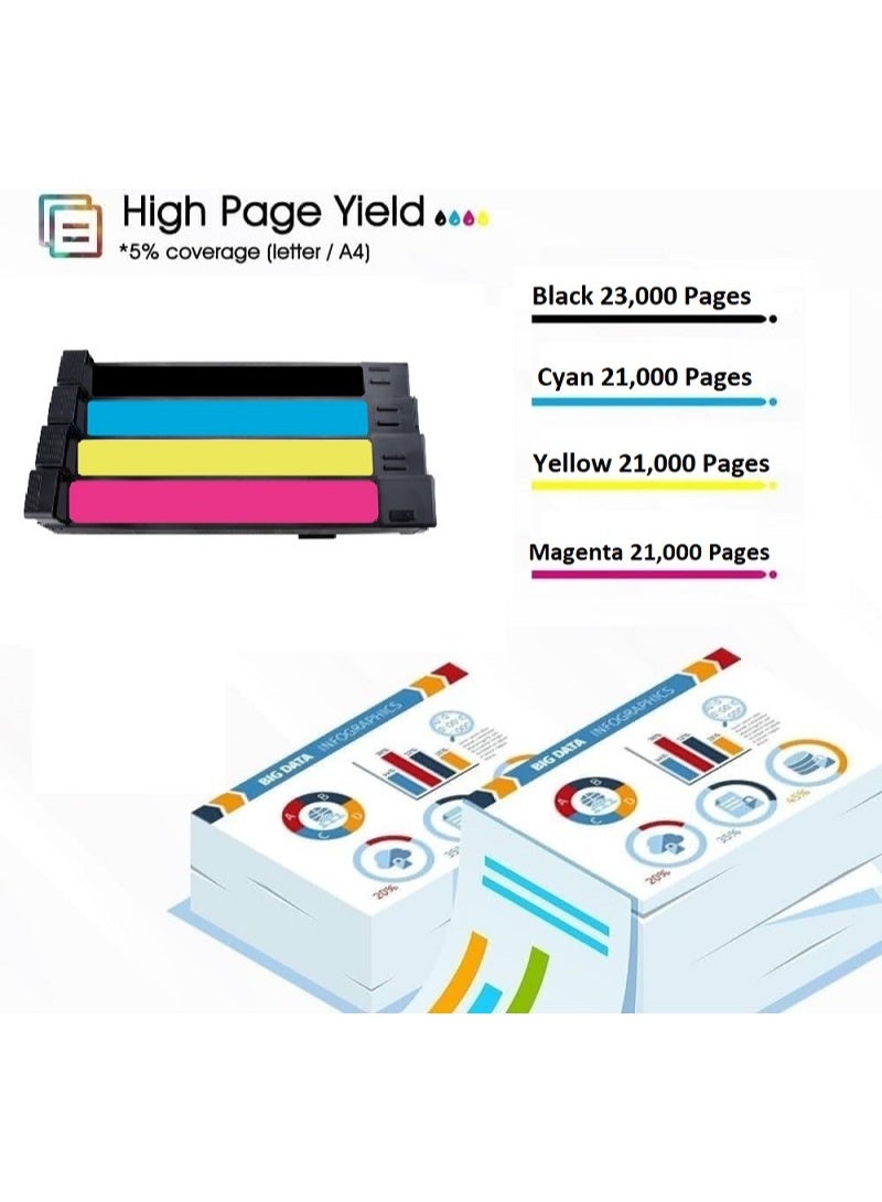 824A Black Toner Cartridge Replacement For Hp Color LaserJet CM6030, CM6040, CP6015 (CB380A Black) - Image 5