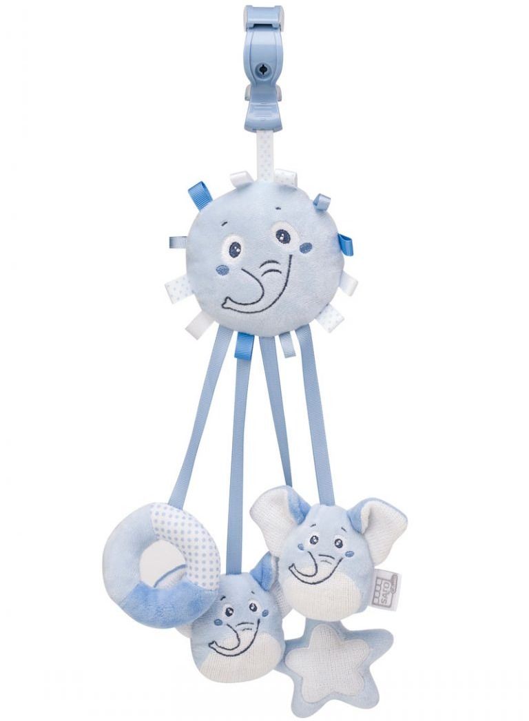 Saro Rattle with Ribbons