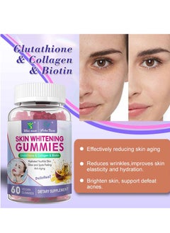 SKIN WHITENING GUMMIES  Glutathione & Collagen & Biotin Safe Effective Vitamin C Gummy For Skin Care - pzsku/Z2372B0EBD267E510A42BZ/45/_/1727059234/c72b2cc1-6dde-498b-b7ab-d25718b10053