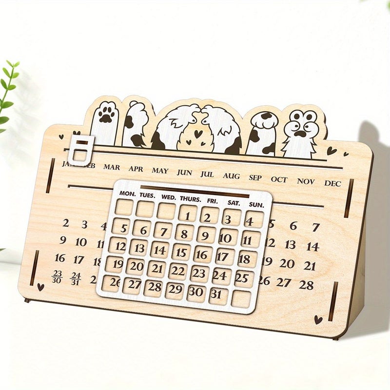Classic 2026 Floral Desk Calendar with Card Set and Paper Flower Kit - Image 3