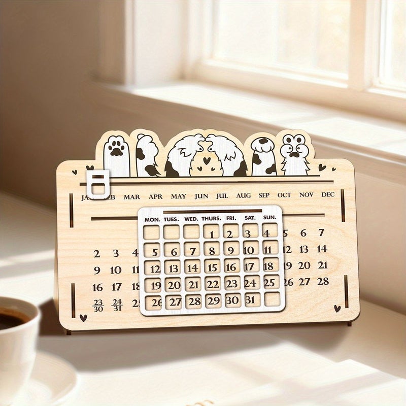 Classic 2026 Floral Desk Calendar with Card Set and Paper Flower Kit - Image 2