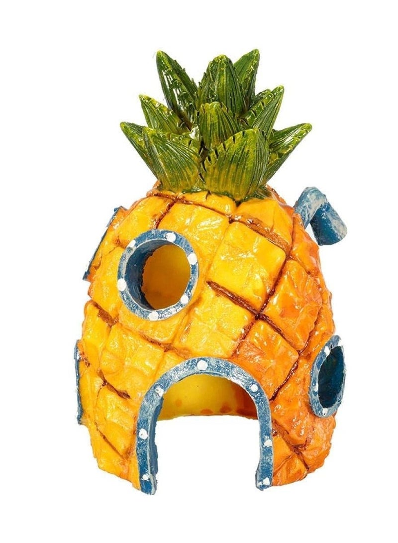 Generic Aquarium Sponge Bob Figures Decoration Pineapple House Squid Ward Island Krusty Krab Fish Tank Decor  - Image 1