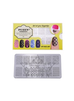 PUEEN PUEEN Nail Art Stamping Plate  Fairytale Lover 01125x65mm Unique Nailart Polish Stamping Manicure Image Plates Accessories KitBH000557 