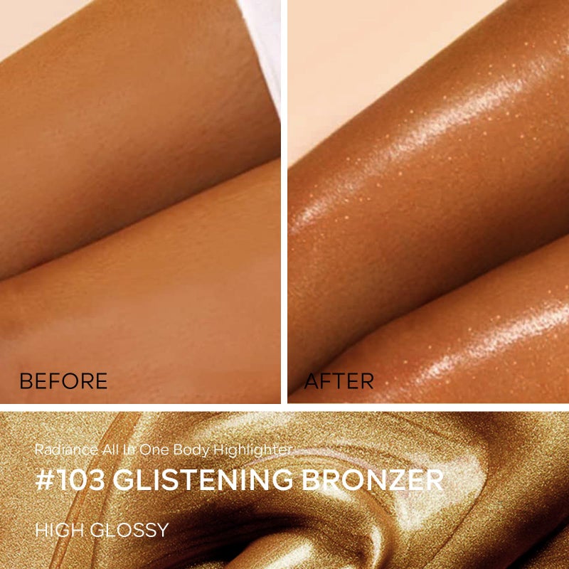 Ownest Body Luminizer, Waterproof Moisturizing and Glow Illuminator For Face & Body, Radiance All In One Makeup Highlighter, 1 Fl.Oz, Mood Glow - Image 4