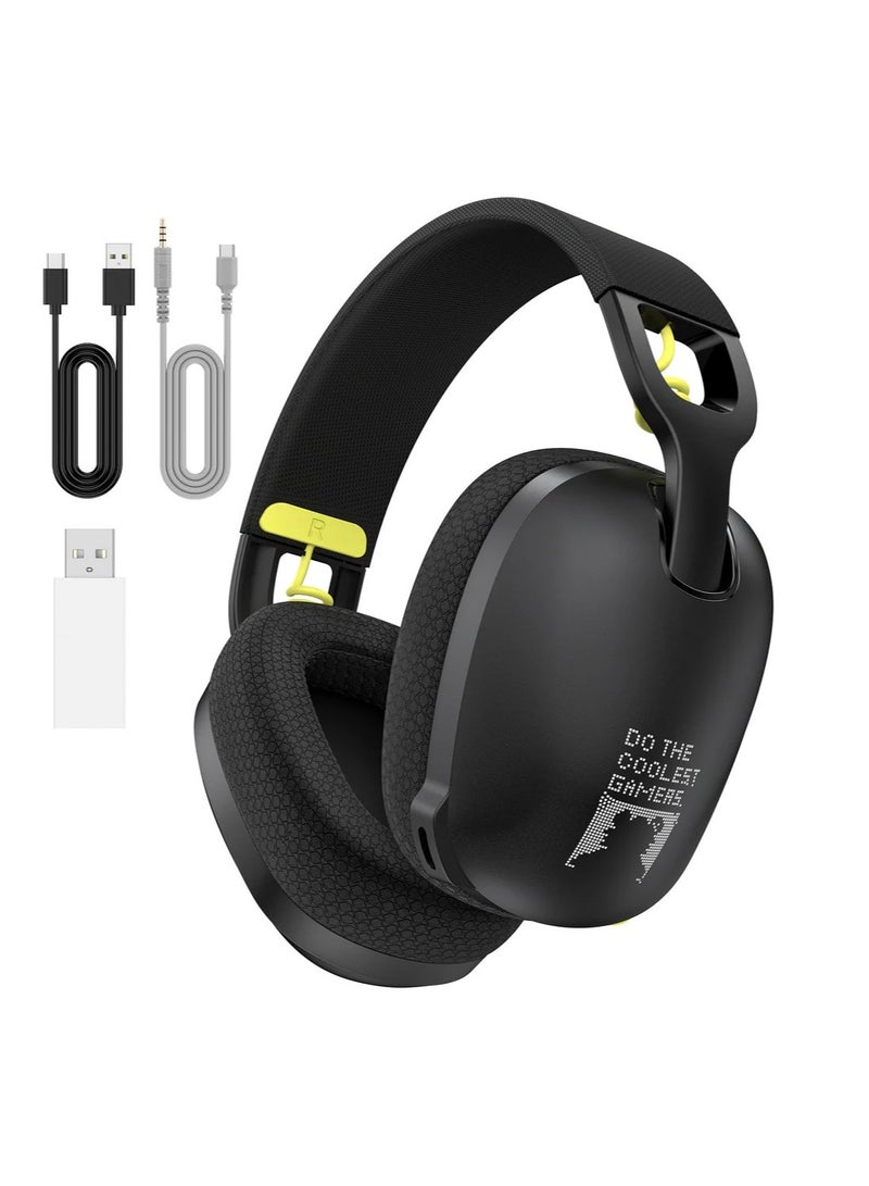 أونيكوما سماعة رأس ONIKUMA B2 مزودة بتقنية البلوتوث 2.4 جيجا بايت سلكية لاسلكية بثلاثة أوضاع خفيفة الوزن لألعاب الرياضة الإلكترونية - Image 1