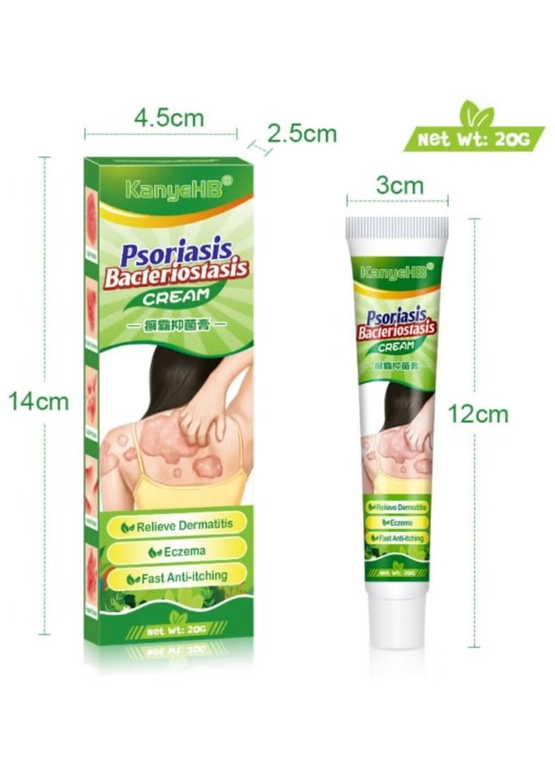 KanyeHB - Antibacterial Cream for Psoriasis and Eczema Antifungal Cream, Helps Eczema, Ringworm Anti-Itch Cream with Gentler and Safer Herbal Ingredients Quickly Relives Itching for Face & Body - Image 1