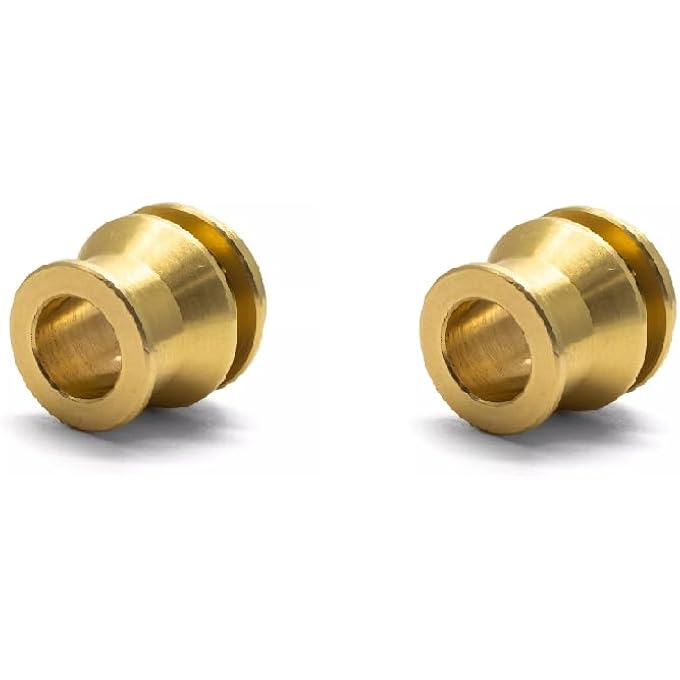 TC COMPRESSION RADIATOR VALVES BRASS INSET REDUCER 15MM TO 8MM - PACK OF 2