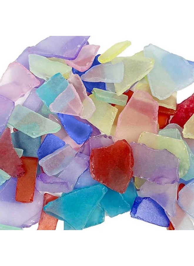 Nautical Crush Trading Sea Glass - Assorted Colored Sea Glass Mix - Sea Glass For Decoration And Craft (11 Ounces)  - Image 1