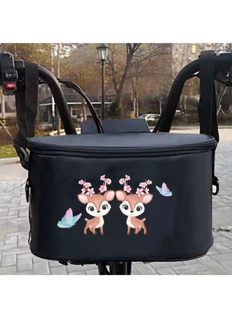 Generic Waterproof Electric Scooter Storage Bag Double deer [hanging bag] buckle adjustment 