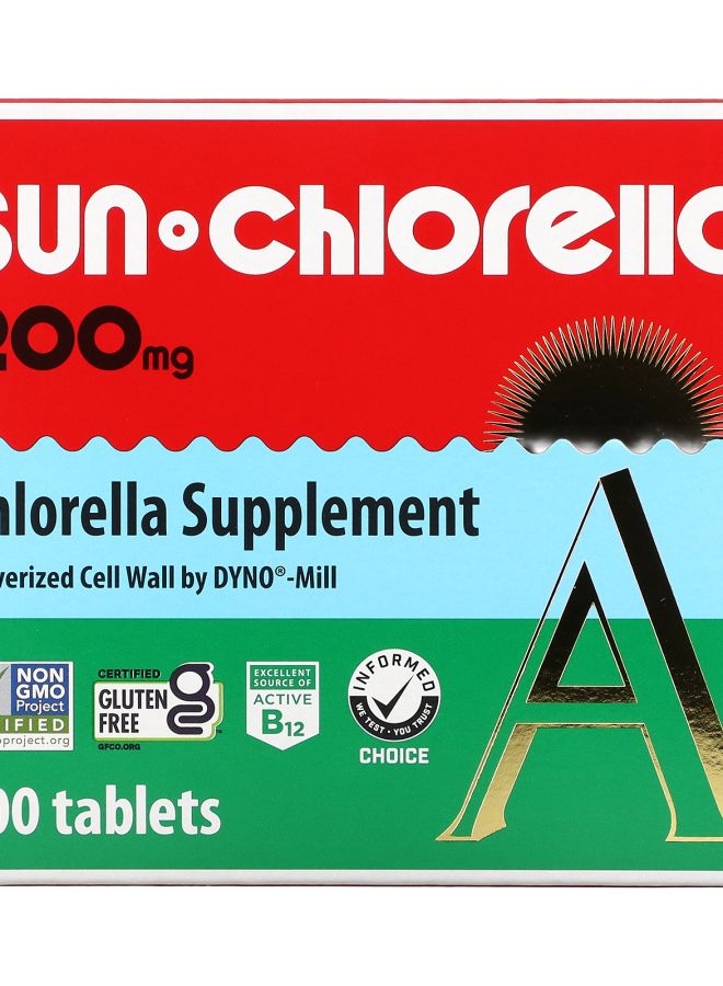 Sun Chlorella Chlorella Supplement 200 mg 300 Tablets