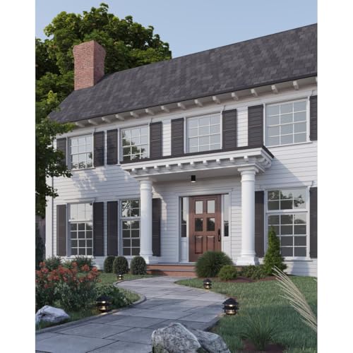 Progress Lighting Cylinder Collection 5" Modern Outdoor Ceiling Light Black - Image 3